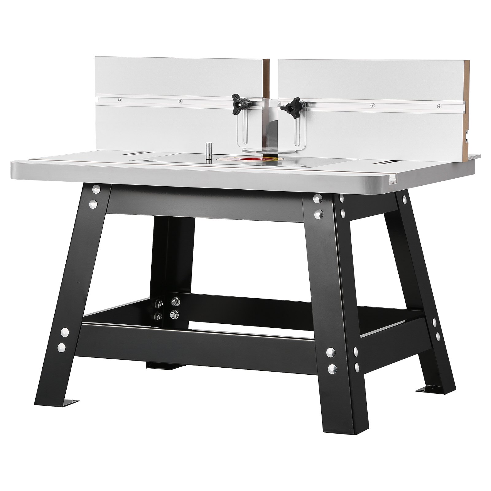 VEVOR Benchtop Router Table 24 x 15.7 in with Fence MDF Top Dust Collection Port