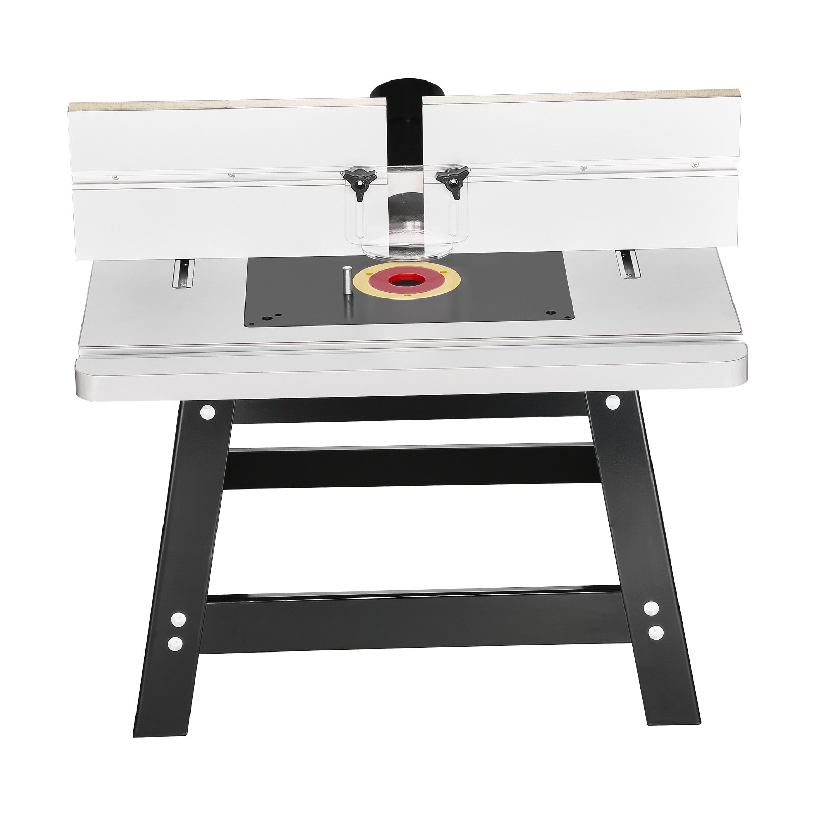 VEVOR Benchtop Router Table 24 x 15.7 in with Fence MDF Top Dust Collection Port
