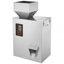 VEVOR Máquina de llenado de polvo, 0.022-1.1lbs/10-500g, Máquina automática de llenado de pesaje de partículas inteligente, Dispensador de partículas de llenado de polvo para bolsas de botellas para semillas de té, granos, harina en polvo, frijoles, purpurina