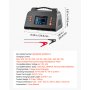VEVOR Smart Battery Charger 20A 6V 12V 24V for Lithium LiFePO4 Lead-Acid, Compatible with Car Lawn Mower ATV Compact RV, Trickle Charging Maintainer Desulfator, Charger with 3.8 Inch LCD Display