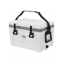 Portable Cooler 26 QT Insulated Hard Cooler 38 Can Capacity with Handles Strap