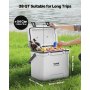 Portable Cooler 38 QT Insulated Hard Cooler 54 Can Capacity with Cup Holder