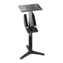VEVOR Bench Grinder Stand, Bench Grinder Vise Floor Pedestal with 31.5 x 25.4 cm Mounting Plate, Height-Adjustable Pedestal Stand with Grinding Wheel Storage Compartment & Heavy-Duty Cast Iron Base