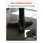 VEVOR Bench Grinder Stand Grinder Vise Floor Pedestal 10.6"x10.6" Mounting Plate