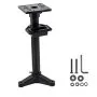 VEVOR Bench Grinder Stand, Heavy-Duty Bench Grinder and Vise Floor Pedestal with 10.6" x 10.6" Mounting Plate, Pre-Cut Mounting Slots & Water Pot, Compatible with Most Bench Grinders