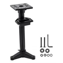 VEVOR Bench Grinder Stand Grinder Vise Floor Pedestal 27 x 27 cm Mounting Plate