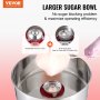 VEVOR Electric Cotton Candy Machine, 1000W Candy Floss Maker, Commercial Cotton Candy Machine with Stainless Steel Bowl, Sugar Scoop, and Drawer, Perfect for Home Kids Birthday, Family Party, Red