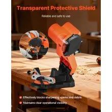 VEVOR Electric Chainsaw Sharpener, 85W Bench Saw Chain Sharpener 5000RPM, Professional Chainsaw Sharpening Tool with 2 Grinding Wheels for Woodworking, Logging, Gardening