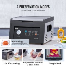 VEVOR Chamber Vacuum Sealer Commercial Vacuum Sealing Bag Packing Machine 380W