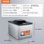 VEVOR Chamber Vacuum Sealer, 260 W tätningseffekt, vakuumförpackningsmaskin för våtfoder, kött, marinader och mer, kompakt storlek med 10,2" tätningslängd, applicerad i hemköket och kommersiellt bruk