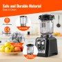 VEVOR Professional Blender Commercial Countertop Blenders 68 oz Smoothies Shakes