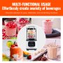 VEVOR Professional Blender Commercial Countertop Blenders 68 oz Smoothies Shakes