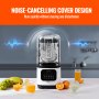 VEVOR Professional Blender Commercial Countertop Blenders 68 oz Smoothies Shakes
