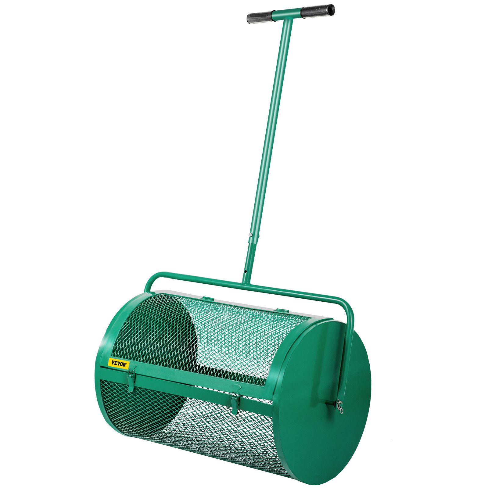 VEVOR Compost Spreader Peat Moss Spreader 24 inches Iron Lawn Garden Spreader