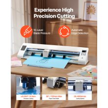 VEVOR Cutting Machine Vinyl Cutter Machine Automatic Edge Detection 2 Blade Type