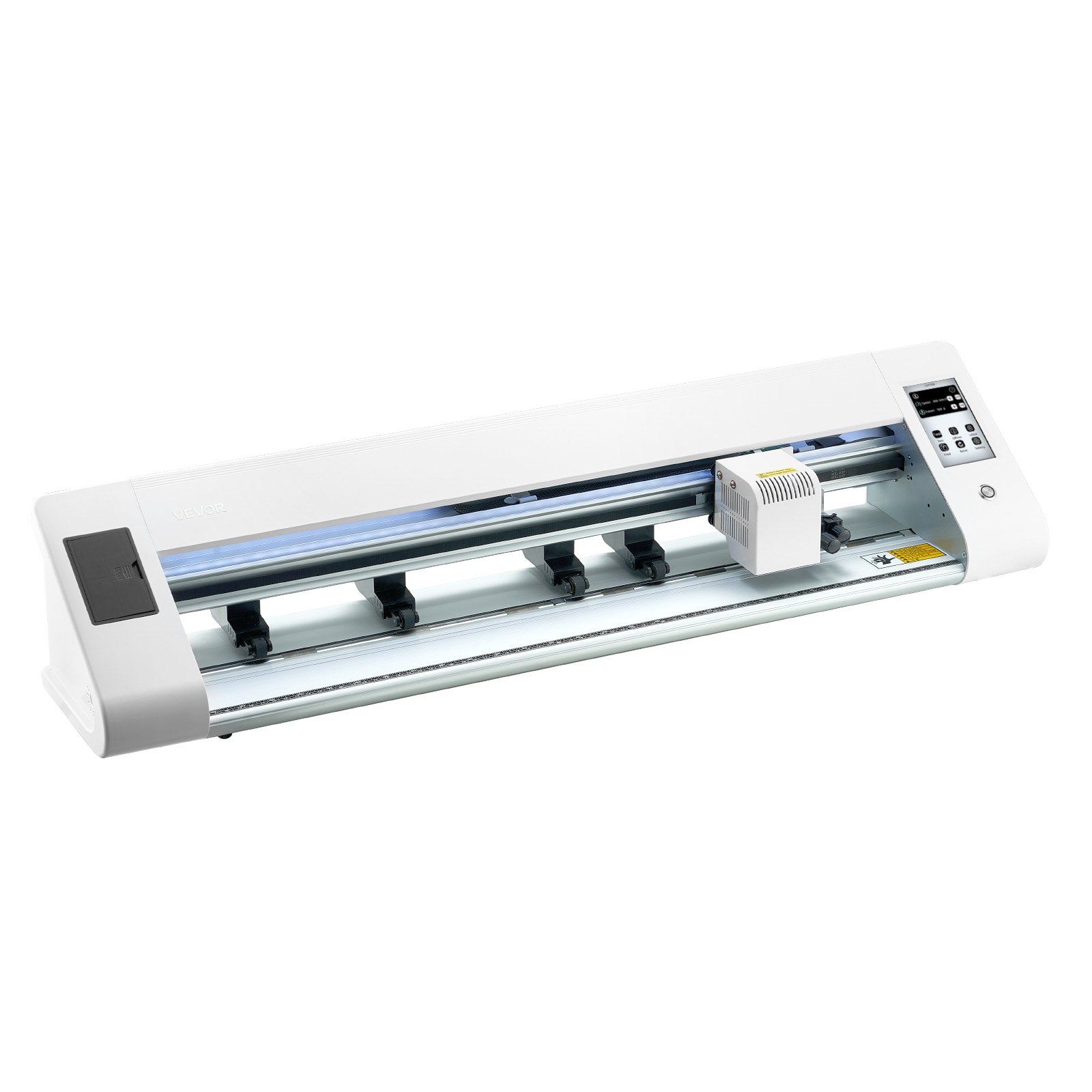 VEVOR Cutting Machine, Automatic Edge Detection Vinyl Cutter Machine with Two Types of Blades, Design Software and Materials, Compatible with Multiple File Formats, for Creating Customized DIY Crafts