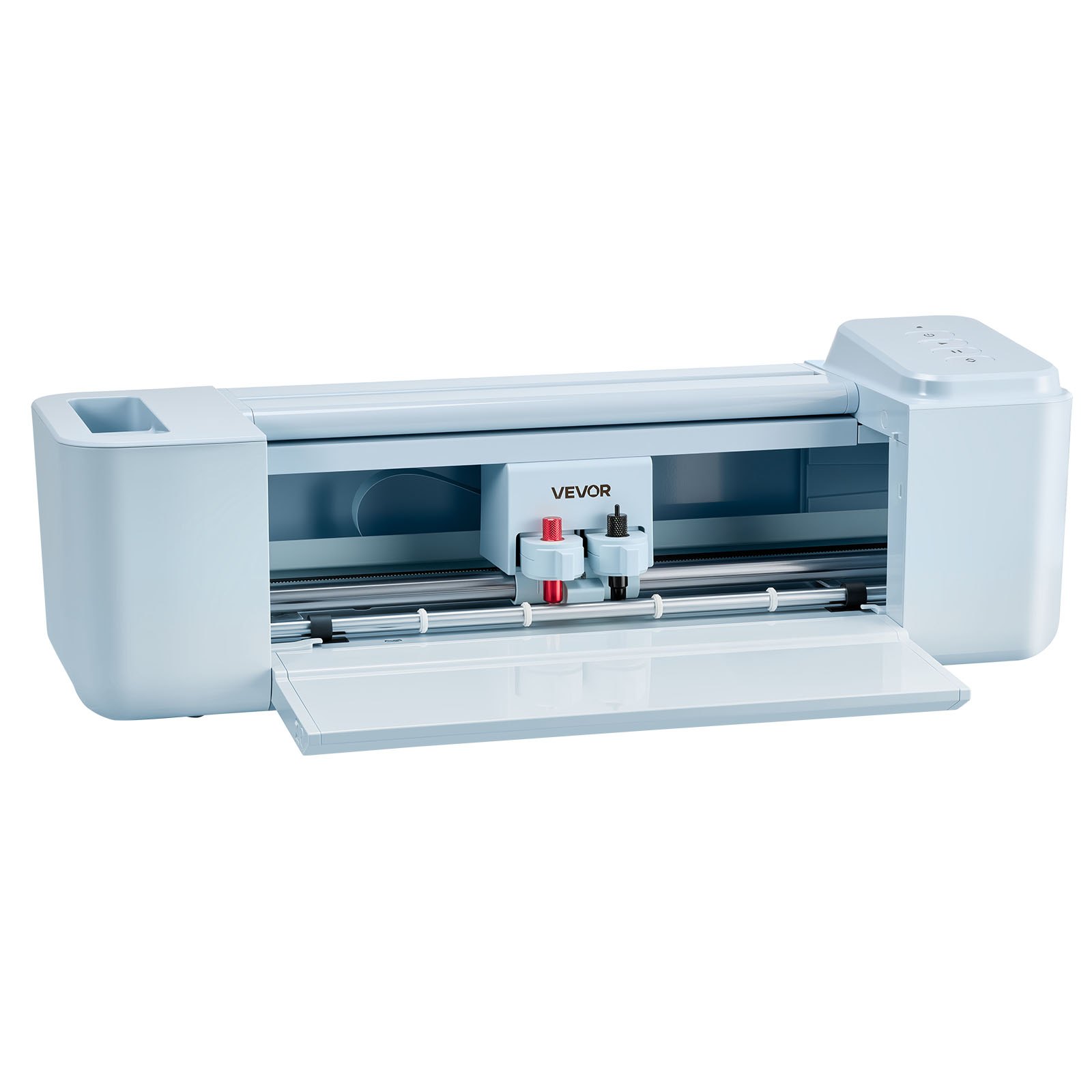 VEVOR Vinyl Cutting Machine, 12 in, Button-Controlled Vinyl Cutter with Materials and Tool Kit, 20000+ Built-in Design Resources, Compatible with Mac, Windows, Android and iOS, for Customized Cards