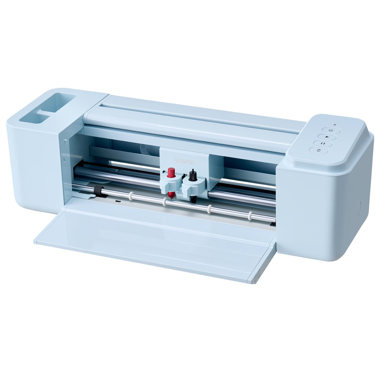 VEVOR Vinyl Cutting Machine, 12 in, Button-Controlled Vinyl Cutter with Materials and Tool Kit, 20000+ Built-in Design Resources, Compatible with Mac, Windows, Android and iOS, for Customized Cards