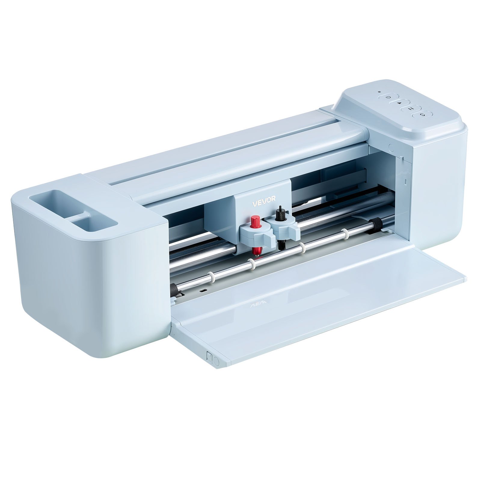 VEVOR Vinyl Cutting Machine, 12 in, Button-Controlled Vinyl Cutter with Materials and Tool Kit, 20000+ Built-in Design Resources, Compatible with Mac, Windows, Android and iOS, for Customized Cards