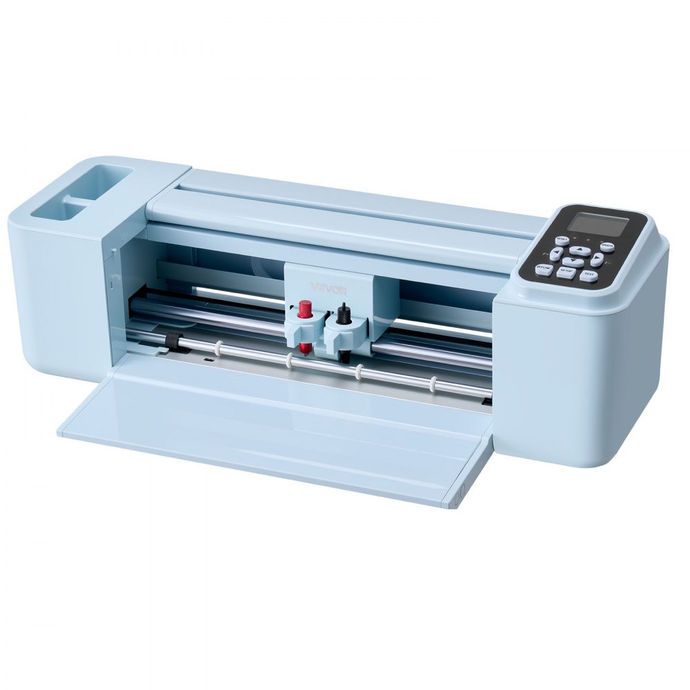 VEVOR Vinyl Cutting Machine, 12 in, Button and Screen Controlled Vinyl Cutter with Materials and Tool Kit, 20000+ Built-in Design Resources, Compatible with Mac, Windows, Android and iOS, for Crafts