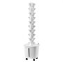 VEVOR Hydroponic Growing System, 50 Pods Vertical 10 Tiers Hydroponic Tower, Rolling Hydronic Garden with Water Pump & Wheels, Indoor Plants Germination Kit for Herbs Fruits & Vegetables