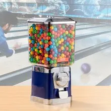 VEVOR 17"H Gumball Machine Vending Coin Bank Vintage Candy Dispenser PC Bule