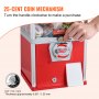 VEVOR 25"H Gumball Machine Vending Coin Bank Vintage Gumballs Dispenser PS Red