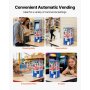 VEVOR Gumball Machine, 21 inch Height Candy Vending Machine Dispenser, 25-Cent Vending Machines for Shopping Malls, Supermarkets, Amusement Parks, Arcades, Holds Up to 180 1.77 inch Spherical Candies