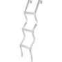 Vevor Egress Ladder Basement Egress Ladder 3-step Aluminum 400lbs Load Capacity