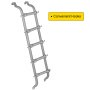 VEVOR Egress Ladder Basement Egress Ladder 5-step Steel 400LBS Load Capacity