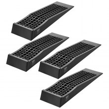 VEVOR Car Ramps, 4 PCS 9072 kg GVW Capacity, 65 mm Lift Height, Portable Low Profile Car Service Ramps for Home Garage Maintenance & Oil Changes, Heavy Duty for Low Chassis Vehicle & Support Jack