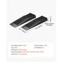 VEVOR Car Ramps, 2 PCS 20000 lbs GVW Capacity, 2.56 in Lift Height, Portable Low Profile Car Service Ramps for Home Garage Maintenance & Oil Changes, Heavy Duty for Low Chassis Vehicle & Support Jack