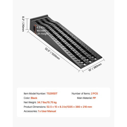 Auto pealesõidurambid 5,9 t, 160 mm, pikkus 1335 mm, 2 tk — pilt 7