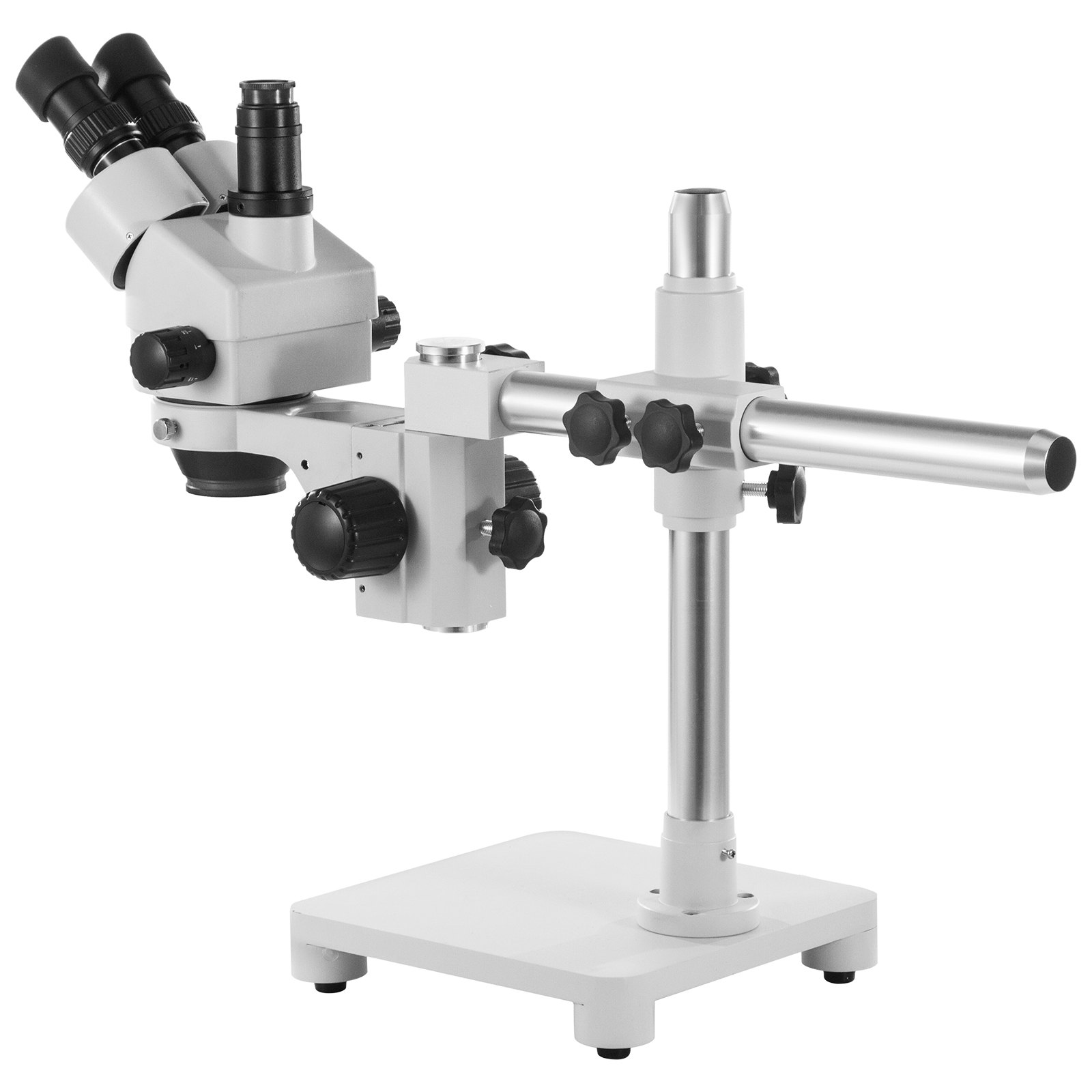 Vevor Trinocular Stereo Microscope Trinocular Stereo Zoom Microscope 7-45x Wf10x