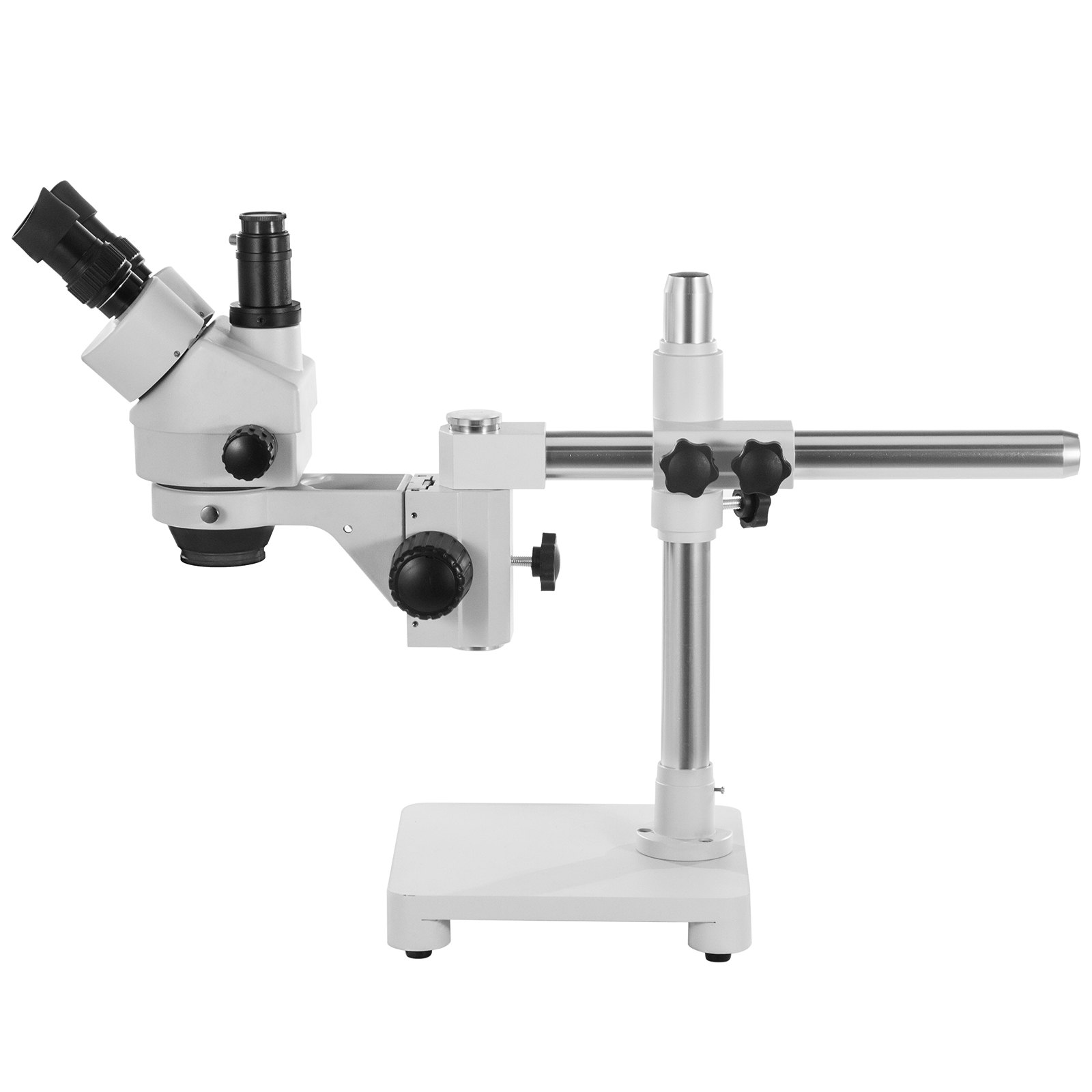 Vevor Trinocular Stereo Microscope Trinocular Stereo Zoom Microscope 7-45x Wf10x