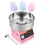 Commercial Cotton Candy Machine Electric Sugar Floss Maker Stainless Steel Pink