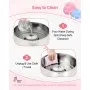 Commercial Cotton Candy Machine Electric Sugar Floss Maker Stainless Steel Blue