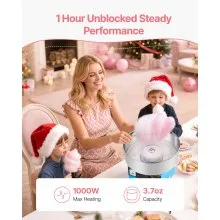 Commercial Cotton Candy Machine Electric Sugar Floss Maker Stainless Steel Blue