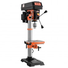 VEVOR 12 in Benchtop Drill Press, 5 Amp 120V, Variable Speed Cast Iron Bench Drill Press, 12 in Swing Distance 0-45° Tiltling Worktable with Laser Work Light, Tabletop Drilling Machine for Wood Metal