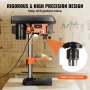 VEVOR 10'' 5-Speed Benchtop Drill Press Cast Iron Drill Press 3.2A 610-2800RPM