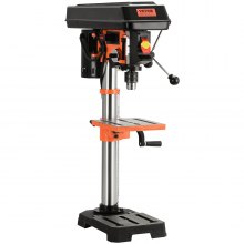 VEVOR 10'' 5-Speed Benchtop Drill Press Cast Iron Drill Press 3.2A 610-2800RPM