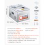 VEVOR Chamber Vacuum Sealer, 260W Sealing Power, Vacuum Packing Machine for Wet Foods, Meats, Marinades and More, Compact Size with 10.2 in Sealing Length, Applied in Home Kitchen and Commercial Use