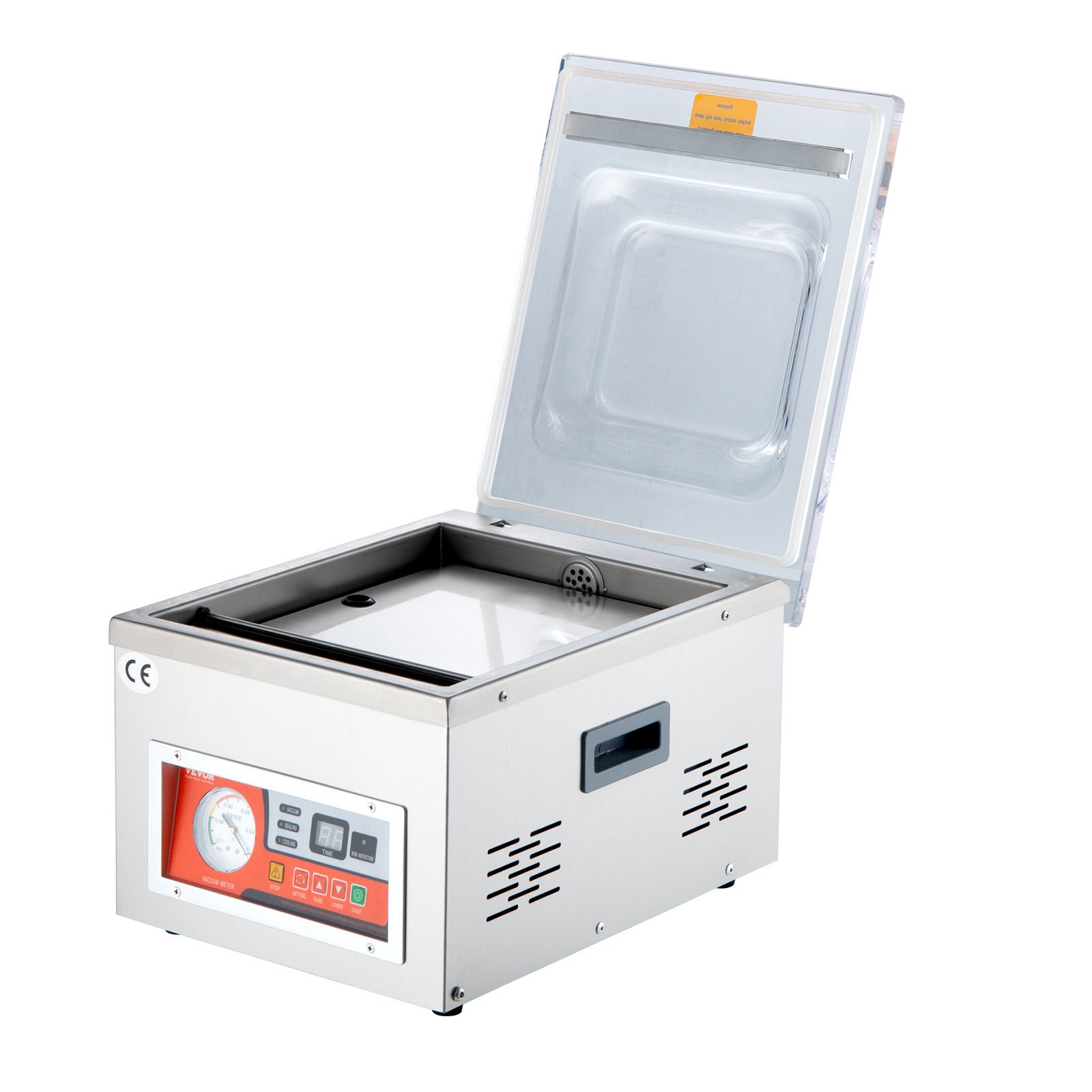 VEVOR Chamber Vacuum Sealer, 260W Sealing Power, Vacuum Packing Machine for Wet Foods, Meats, Marinades and More, Compact Size with 10.2 in Sealing Length, Applied in Home Kitchen and Commercial Use