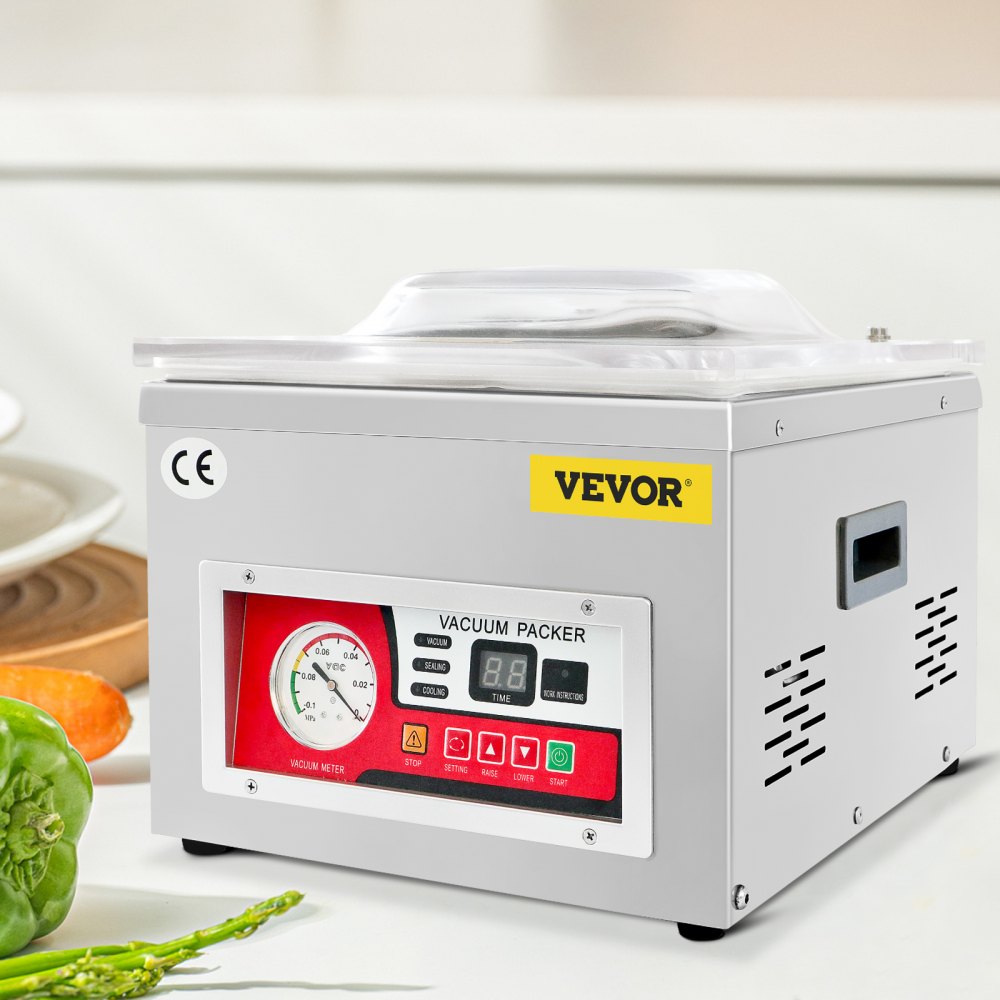 VEVOR DZ-260A Chamber Sealing Machine Auto Vacuum Packaging Machine Commercial