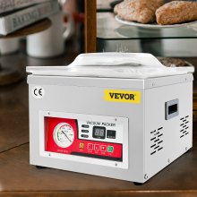 VEVOR Chamber Vacuum Sealer, DZ-260A 6.5 m3/h Pump Rate, Excellent Sealing Effect with Automatic Control, 220V Kitchen Packaging Machine for Fresh Meats, Fruit Saver, Home, Commercial Using