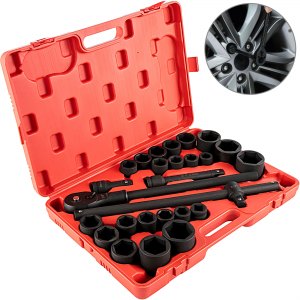 VEVOR Impact Socket Set 3/4 Inches 27 Piece Standard Sockets Assortment