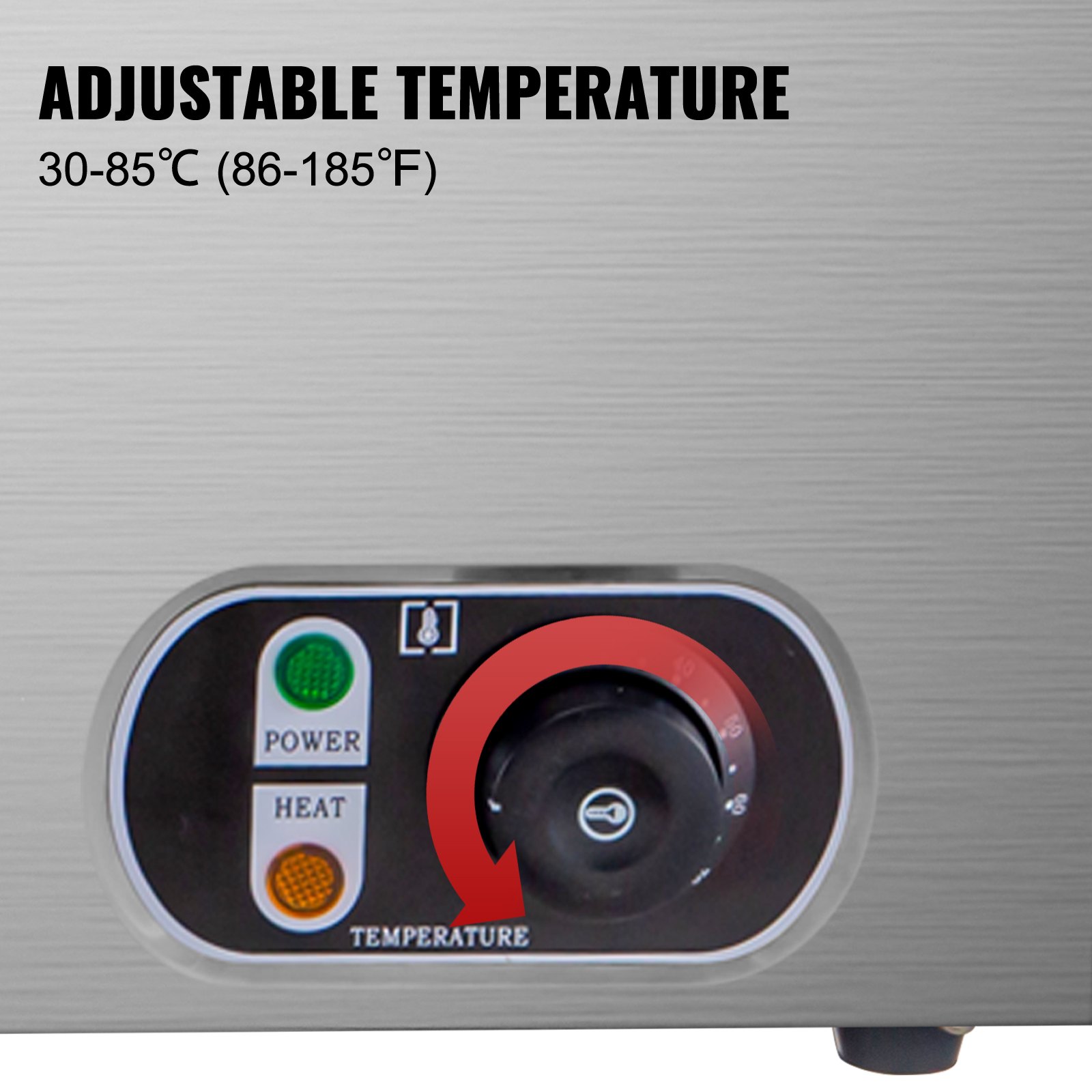 VEVOR Commercial Soup Warmer Soup Station w/ 3x7L Round Pots, Soup Kettle Warmer