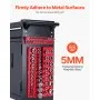 Magnetic Socket Organizer Set 3PCS Magnetic Socket Trays Red for SAE