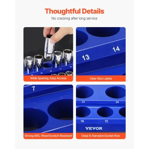 Magnetilised padrunihoidjad 6 tk, meeter/SAE, 143 kohta — pilt 5