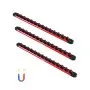 VEVOR Socket Organizer Rail Set 3PCS Aluminum Socket Organizers with 40 Clips